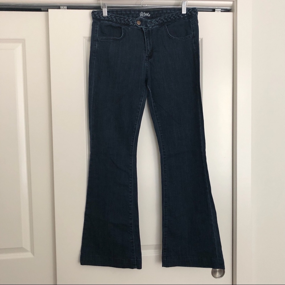 Anlo Dark Wash Flare Jeans
